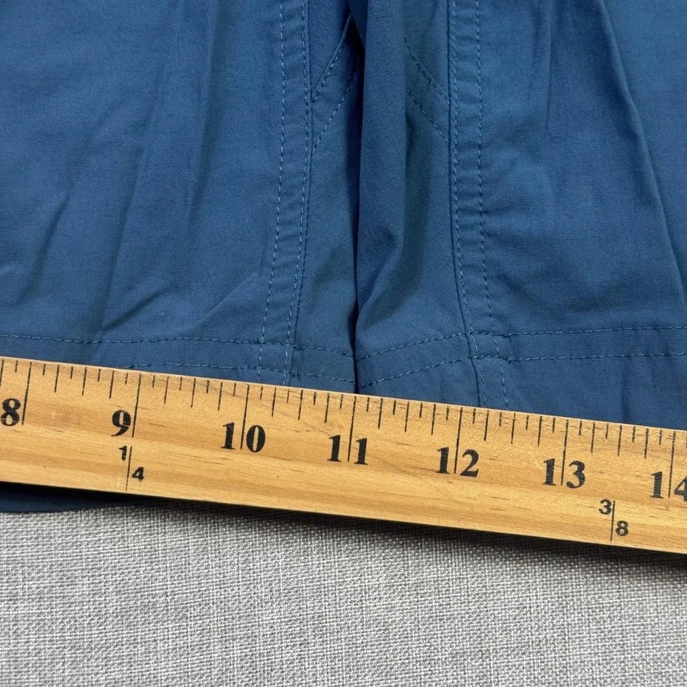 L.L. Bean Cresta Hiking Shorts Mens 32 Blue Nylon Spandex 10